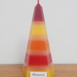 Pentakegel Kerze "Fröhlichkeit"