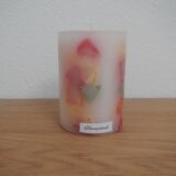 Stumpenkerze "Bunte Cracker" – Bild 6