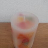 Stumpenkerze "Bunte Cracker" – Bild 5
