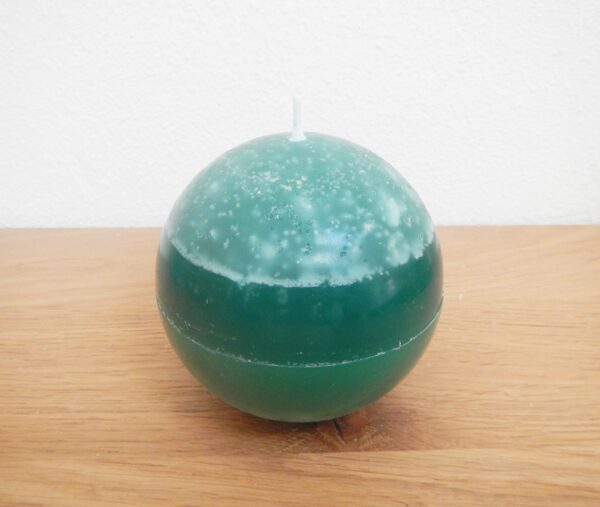Kugel Kerze mit 8 cm "Christmas Candle" - doppelt inseriert