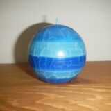 Kugel Kerze mit 8 cm "Wintersonne" – Bild 2