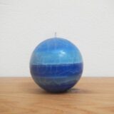 Kugel Kerze mit 8 cm "Wintersonne" – Bild 5
