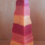 Zuckerhut Kerze "Eyecatcher", Höhe 20 cm