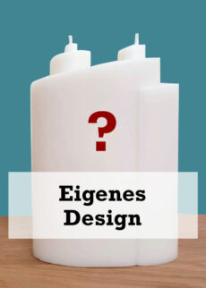 Rohling Doppeldocht gedreht eigenes Design