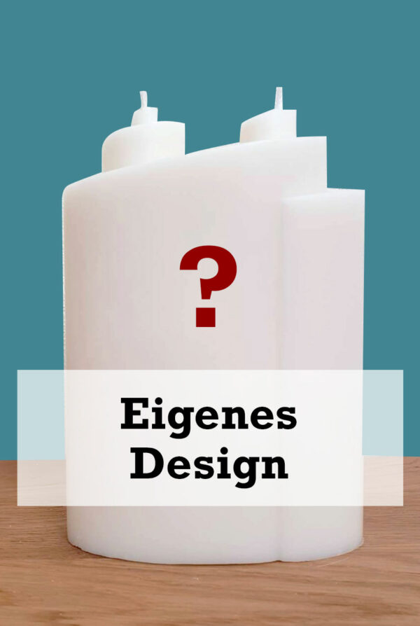 Rohling Doppeldocht gedreht eigenes Design