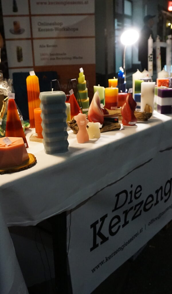 Kerzen am Vienna Night Market