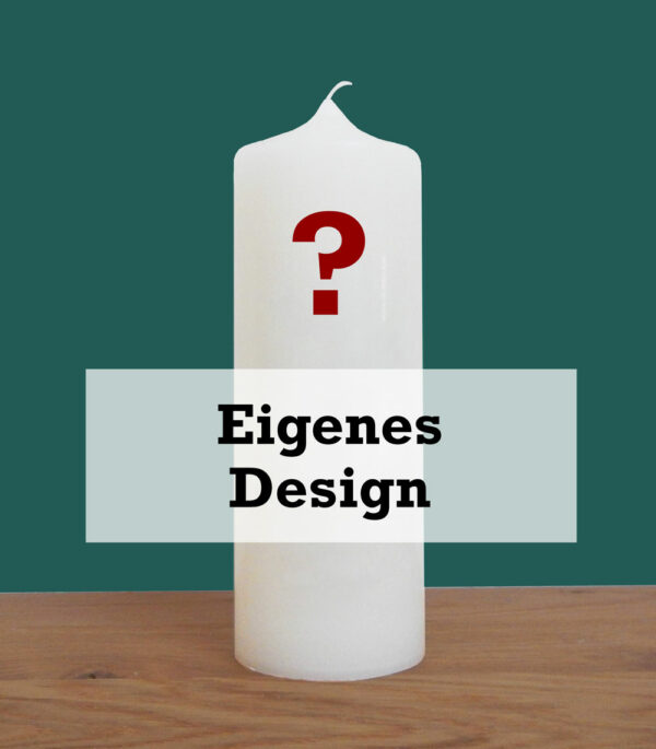 Rohling Stumpen eigenes Design 7cm Bilderdruck Druckmotiv Motivkerze