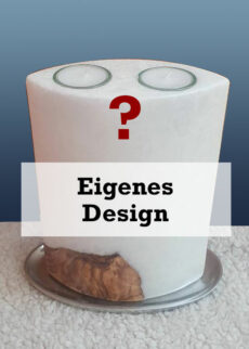 Rohling Echtholzkerzen Teelichteinsatz eigenes Design