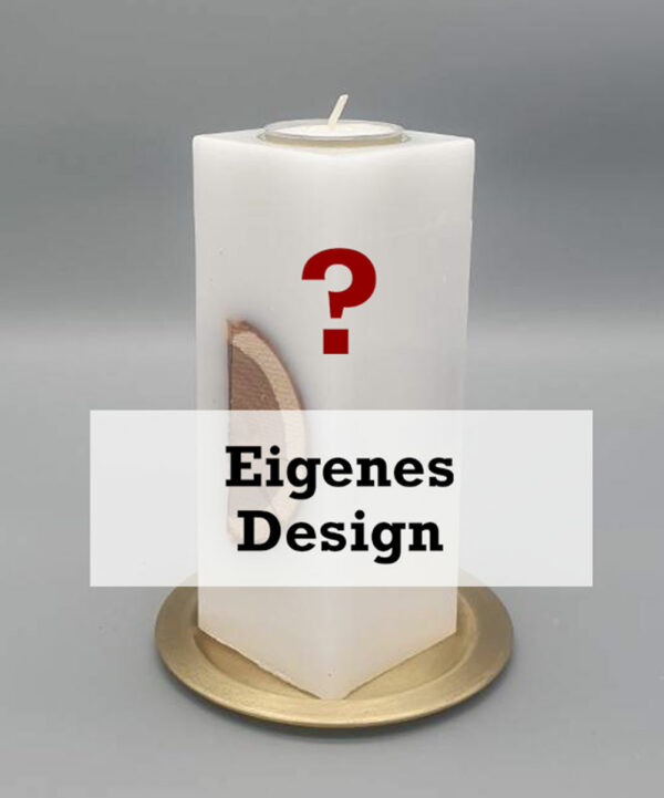 Teelichteinsatz Baumstuecke eigenes design