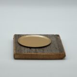 Kerzengiesserei Kerzenteller Holz Holzteller