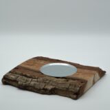 Kerzengiesserei Kerzenteller Holz Holzteller