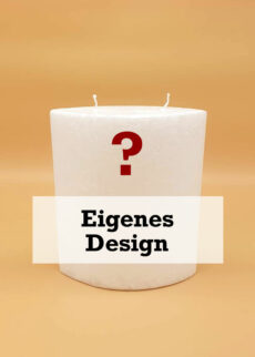 2 docht stearin oval eigenes Design