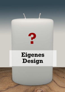 doppeldochtkerze 2 oval eigenes Design