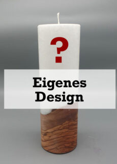 Stumpen Holzkern Docht eigenes Design