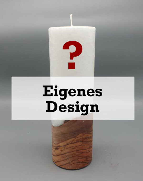 Stumpen Holzkern Docht eigenes Design