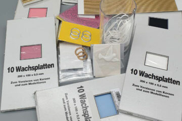 Verzierwachsmaterial DIY Kerzenverzieren Kerzen