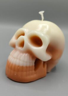 Totenkopf Kerze 3D Kerze Totenschädel