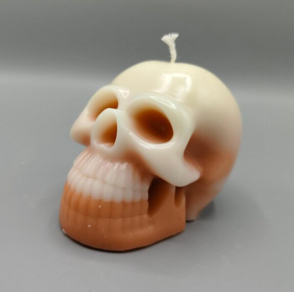 Totenkopf Kerze 3D Kerze Totenschädel