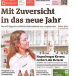Titelseite Bericht Kerzengiesserei Bezirksrundschau