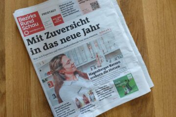 Titelseite Bericht Kerzengiesserei Bezirksrundschau