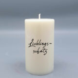 Spruch kerze 10x6 mit frechem spruch