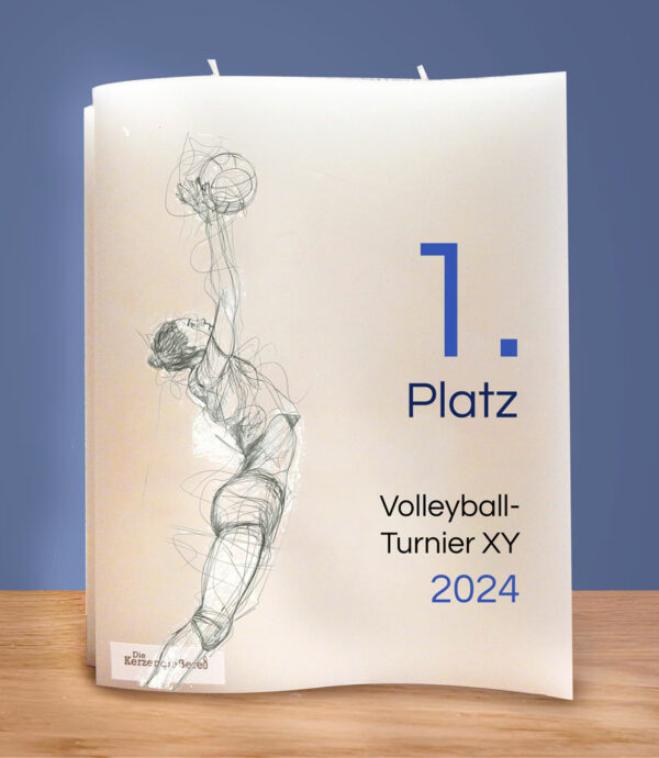 Beachvolleyball Doppelte Welle Pokal Pokalkerze Pokalidee Individualisisert Vereinsgeschenk Verein