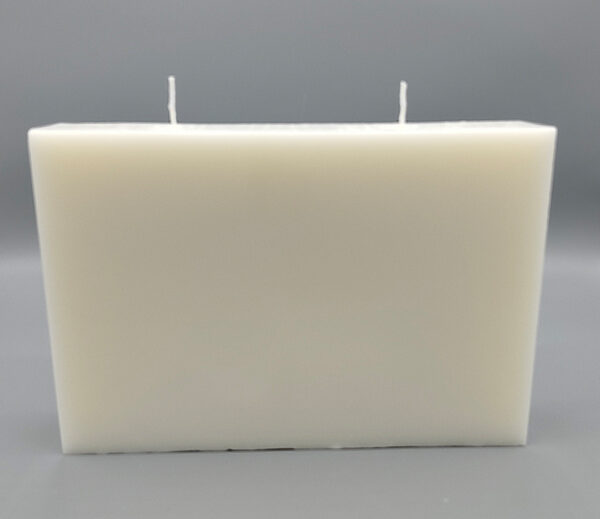 große blockkerze selbstgegossen eigenes Design