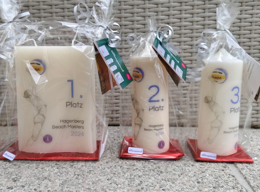 Beachvolleyball Doppelte Welle Pokal Pokalkerze Pokalidee Individualisisert Vereinsgeschenk Verein