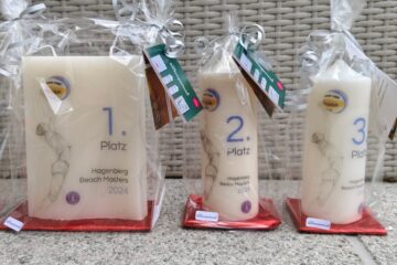 Beachvolleyball Doppelte Welle Pokal Pokalkerze Pokalidee Individualisisert Vereinsgeschenk Verein