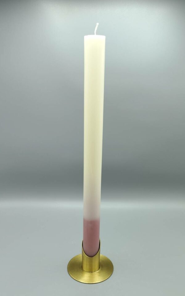 taufkerze rosa sockel 3cm