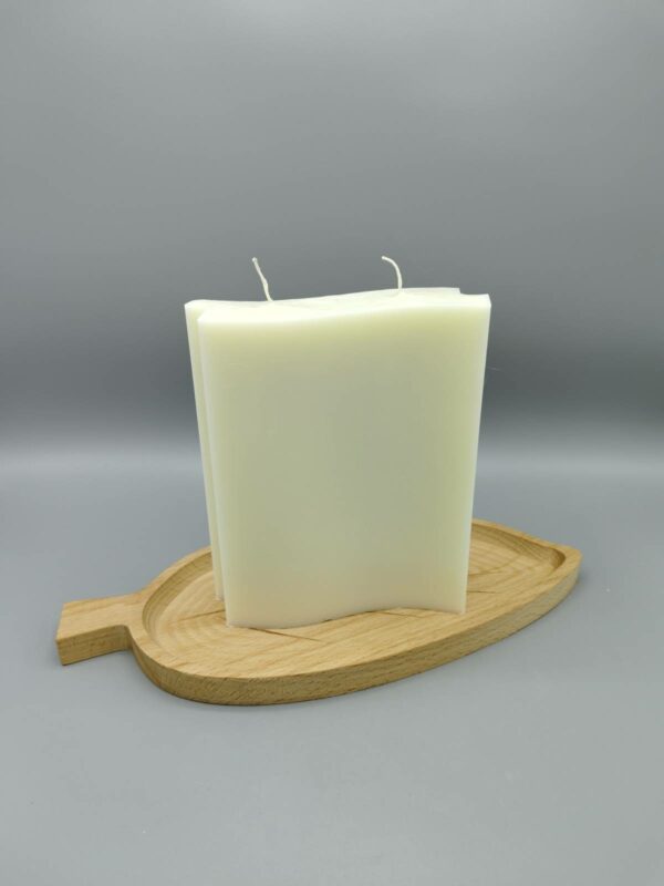 kerzenteller blattform blatt holz