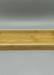 Holz Kerzenteller länglich