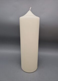 Stumpenkerze 25 x 8 cm, CREME