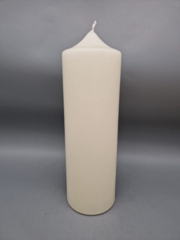 Stumpenkerze 25 x 8 cm, CREME