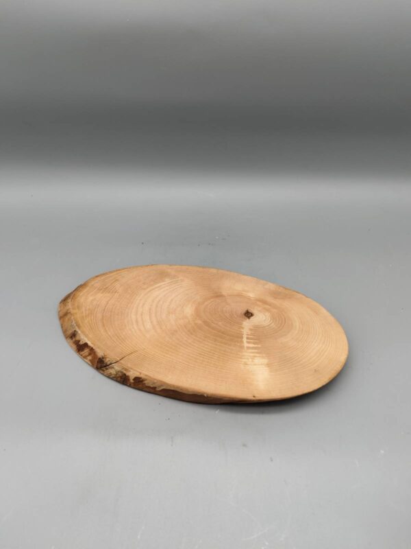 holz kerzenteller oval