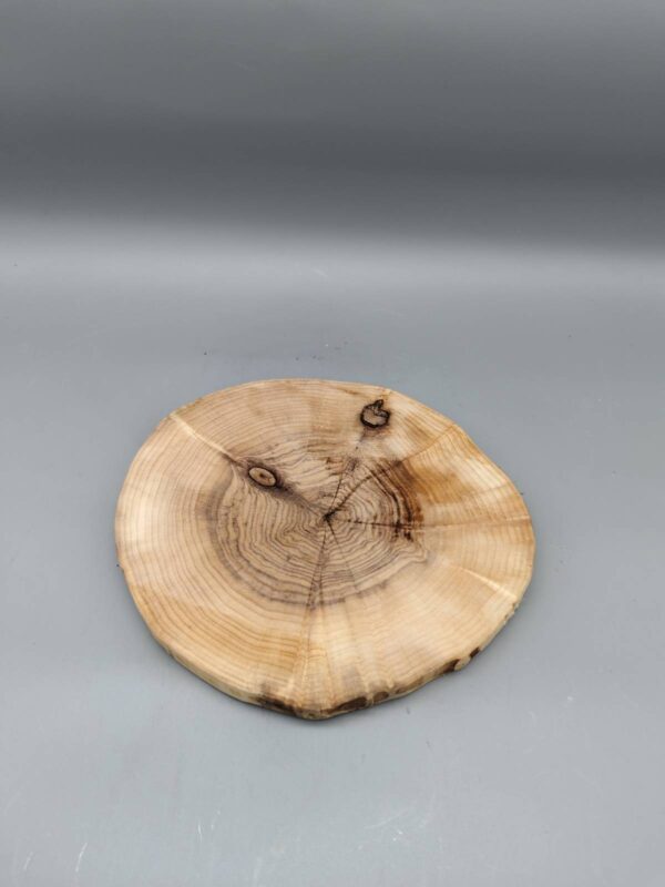 holzkerzenteller rund