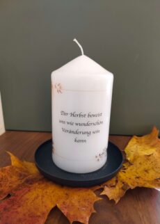 kerzengiesserei herbstkerze
