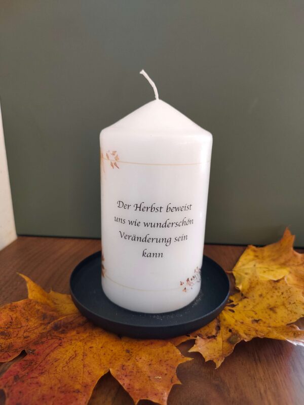 kerzengiesserei herbstkerze