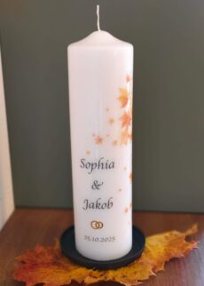 kerzengiesserei herbstkerze hochzeitskerze