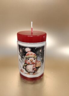 piepmatzkerzen weihnachtskerzen silber