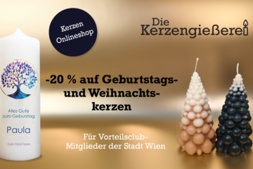 vorteilsclub Aktion auf weihnachts und Geburtstagskerzen