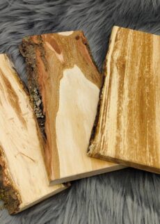 Holz Teller rustikal mit Waldkante