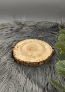 kerzenteller rund tolle Maserung-holz